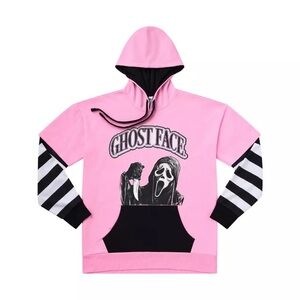 Bioworld Ghostface Pink and Black Hoodie
